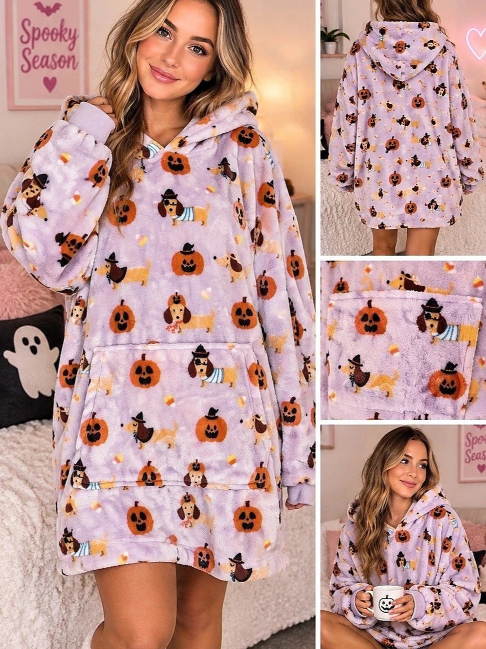 Halloween Wearable Blanket